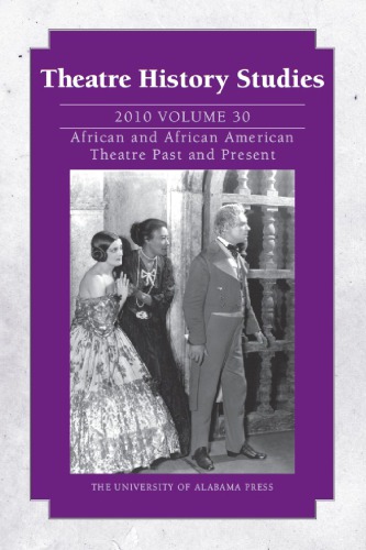 Theatre History Studies 2010, Vol. 30