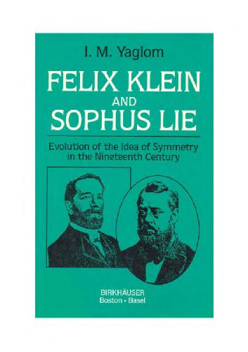 Felix Klein and Sophus Lie