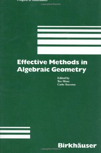 Effective Methods in Algebraic Geometry