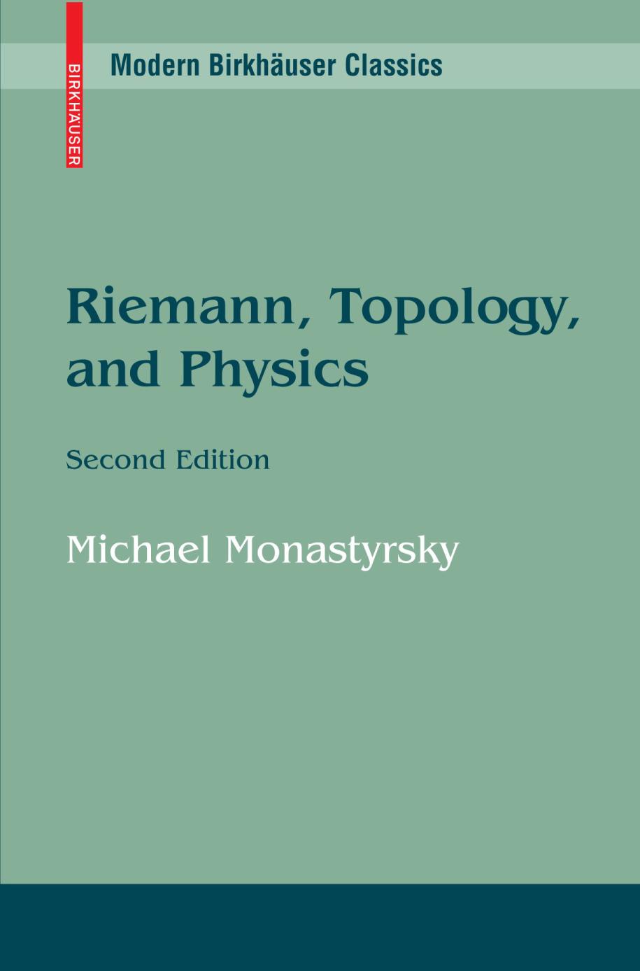 Riemann, Topology, and Physics