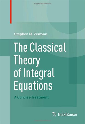 The Classical Theory of Integral Equations