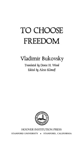 To Choose Freedom