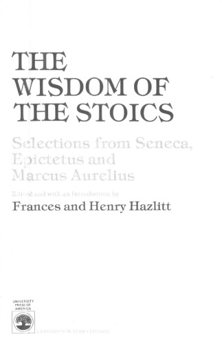 The Wisdom of the Stoics