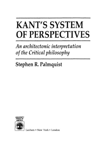 Kants System of Perspectives