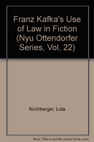 Franz Kafka's Use of Law in Fiction