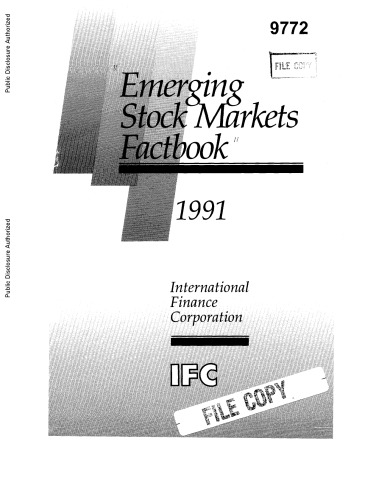 Emerging Stock Markets Factbook, 1991