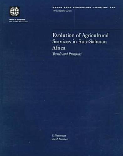 Evolution Of Agricultural Services In Sub Saharan Africa