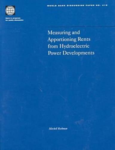 Measuring and Apportioning Rents from Hydroelectric Power Developments