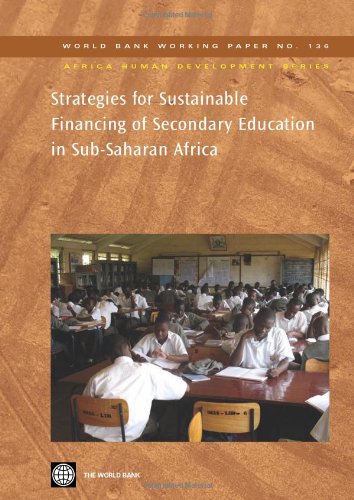 Strategies for Sustainable Financing of Secondary Education in Sub-Saharan Africa