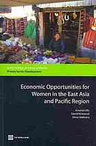 Economic Opportunities for Women in the East Asia and Pacific Region