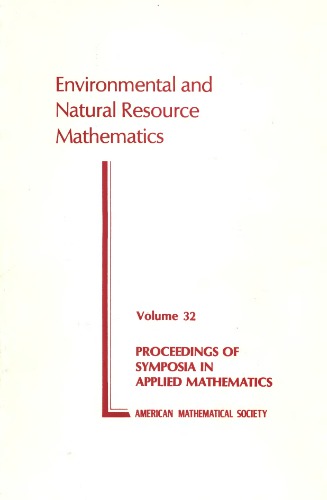 Environmental And Natural Resource Mathematics