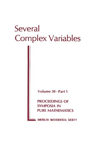 Several complex variables