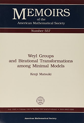 Weyl Groups And Birational Transformations Among Minimal Models