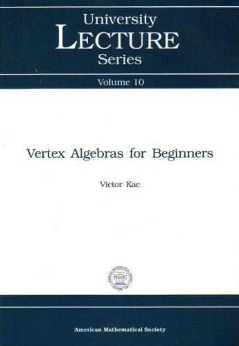 Vertex Algebras for Beginners (University lecture series)