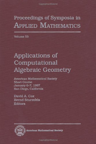 Applications of Computational Algebraic Geometry