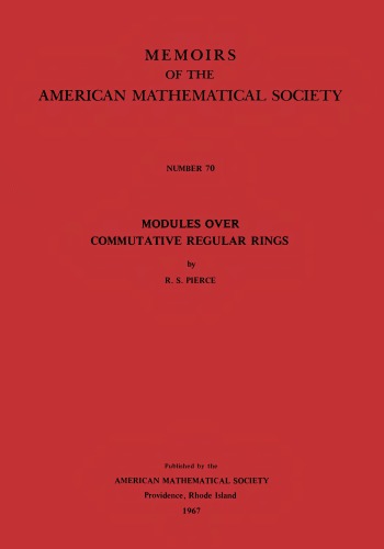 Modules over commutative regular rings