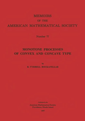 Monotone processes of convex and concave type