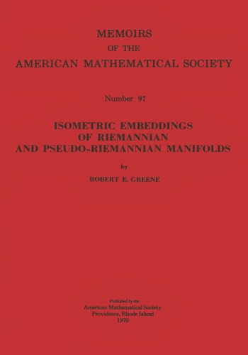 Isometric embeddings of Riemannian and pseudo-Riemannian manifolds