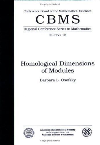 Homological Dimensions Of Modules