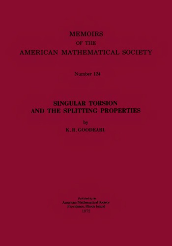 Singular Torsion And The Splitting Properties