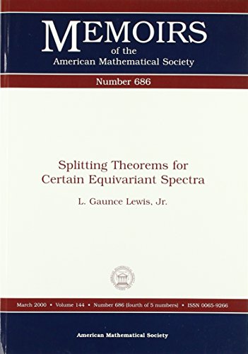 Splitting Theorems for Certain Equivariant Spectra