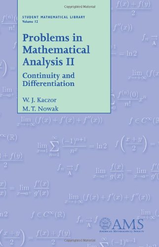 Problems in Mathematical Analysis I