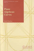 Plane Algebraic Curves