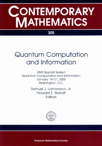 Quantum Computation and Information