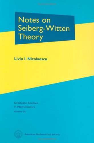 Notes On Seiberg Witten Theory