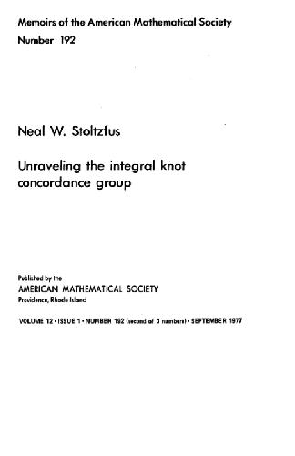 Unraveling The Integral Knot Concordance Group