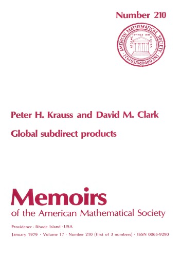 Global subdirect products (Memoirs of the American Mathematical Society ; no. 210)