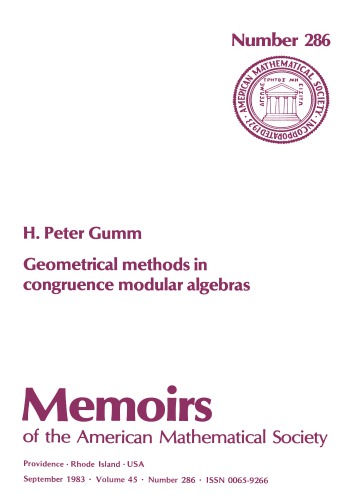 Geometrical Methods In Congruence Modular Algebras