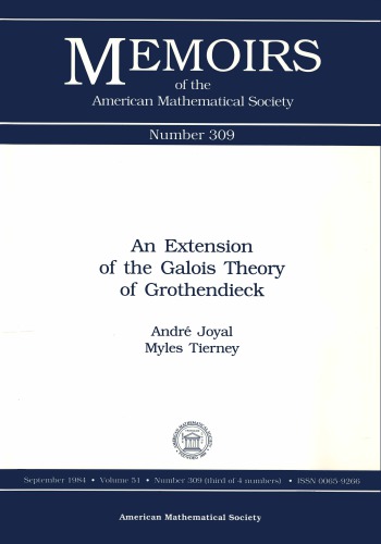 An Extension Of The Galois Theory Of Grothendieck