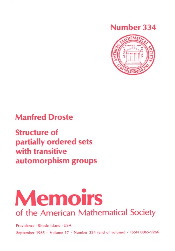 Structure Of Partially Ordered Sets Wih Transitive Automorphism Groups