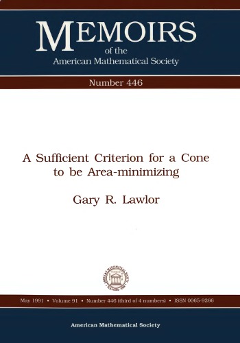 Sufficient Criterion for a Cone to Be Area-Minimizing