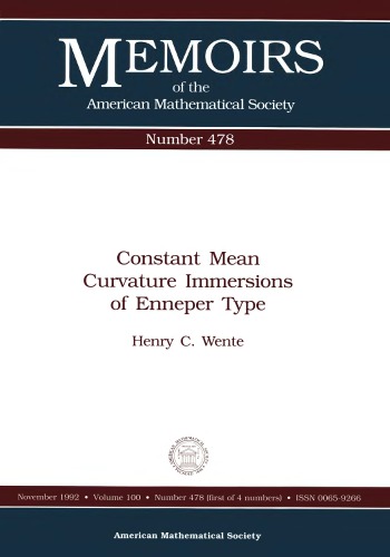 Constant Mean Curvature Immersions of Enneper Type