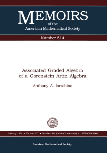 Associated Graded Algebra of a Gorenstein Artin Algebra (Memoirs of the American Mathematical Society)