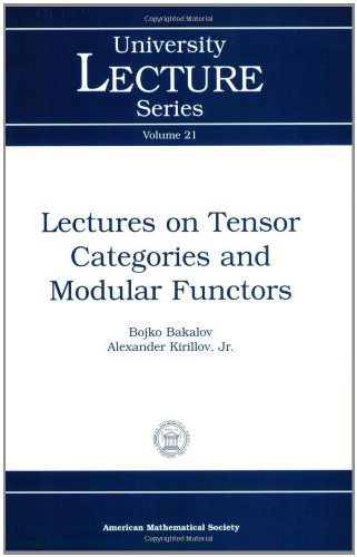 Lectures on Tensor Categories and Modular Functors (University Lecture Series)