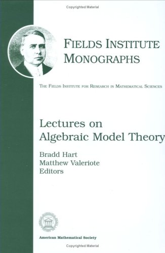 Lectures on Algebraic Model Theory