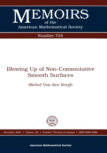 Blowing Up of Non-Commutative Smooth Surfaces