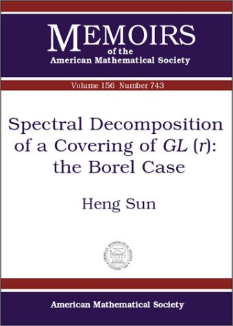 Spectral Decomposition of a Covering of Gl (R)