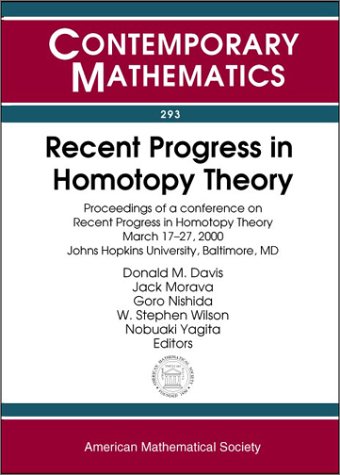 Recent Progress in Homotopy Theory