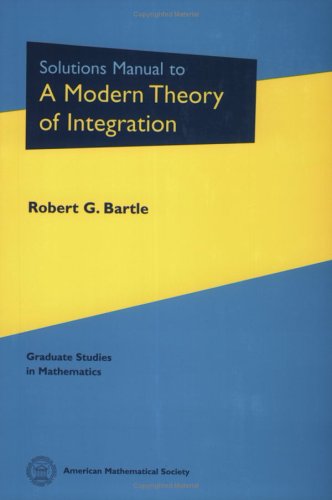 Solution Manual to a Modern Theory of Integration