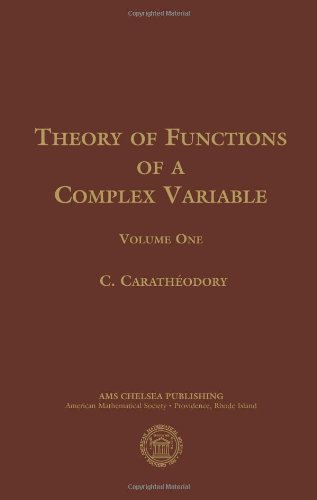 Theory of Functions of a Complex Variable