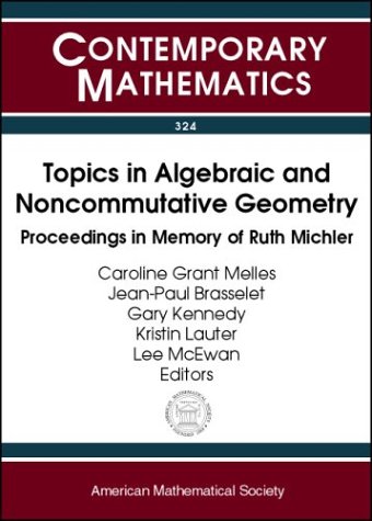 Topics in Algebraic and Noncommutative Geometry