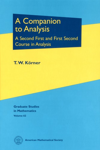 A Companion to Analysis