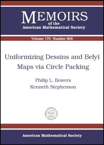 Uniformizing Dessins And Belyڷi Maps Via Circle Packing