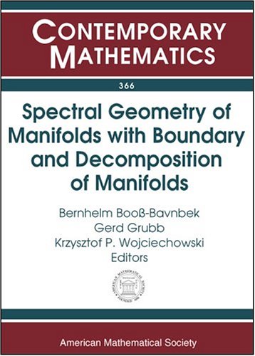 Spectral Geometry of Manifolds with Boundary and Decomposition of Manifolds