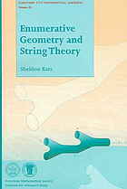 Enumerative Geometry and String Theory