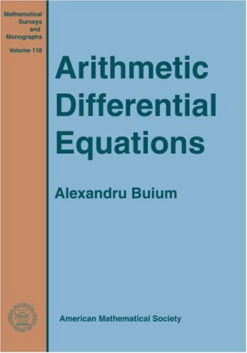 Arithmetic Differential Equations